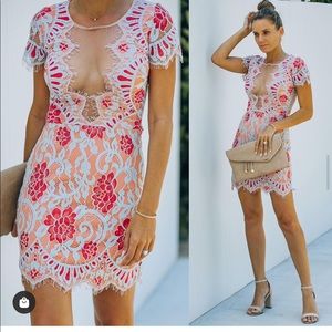 Vici Speechless Lace Dress